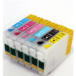 Cartuccia ricaricabile vuota per Epson T804 giallo con chip autoreset