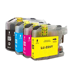 Cartuccia per Brother LC-225 giallo 1200pag.