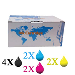 Kit 10 Cartucce per Epson 4XT1631 2XT1632 2XT1633 2XT1634