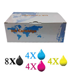 Kit 20 Cartucce per Epson 8XT0711 4XT0712 4XT0713 4XT0714